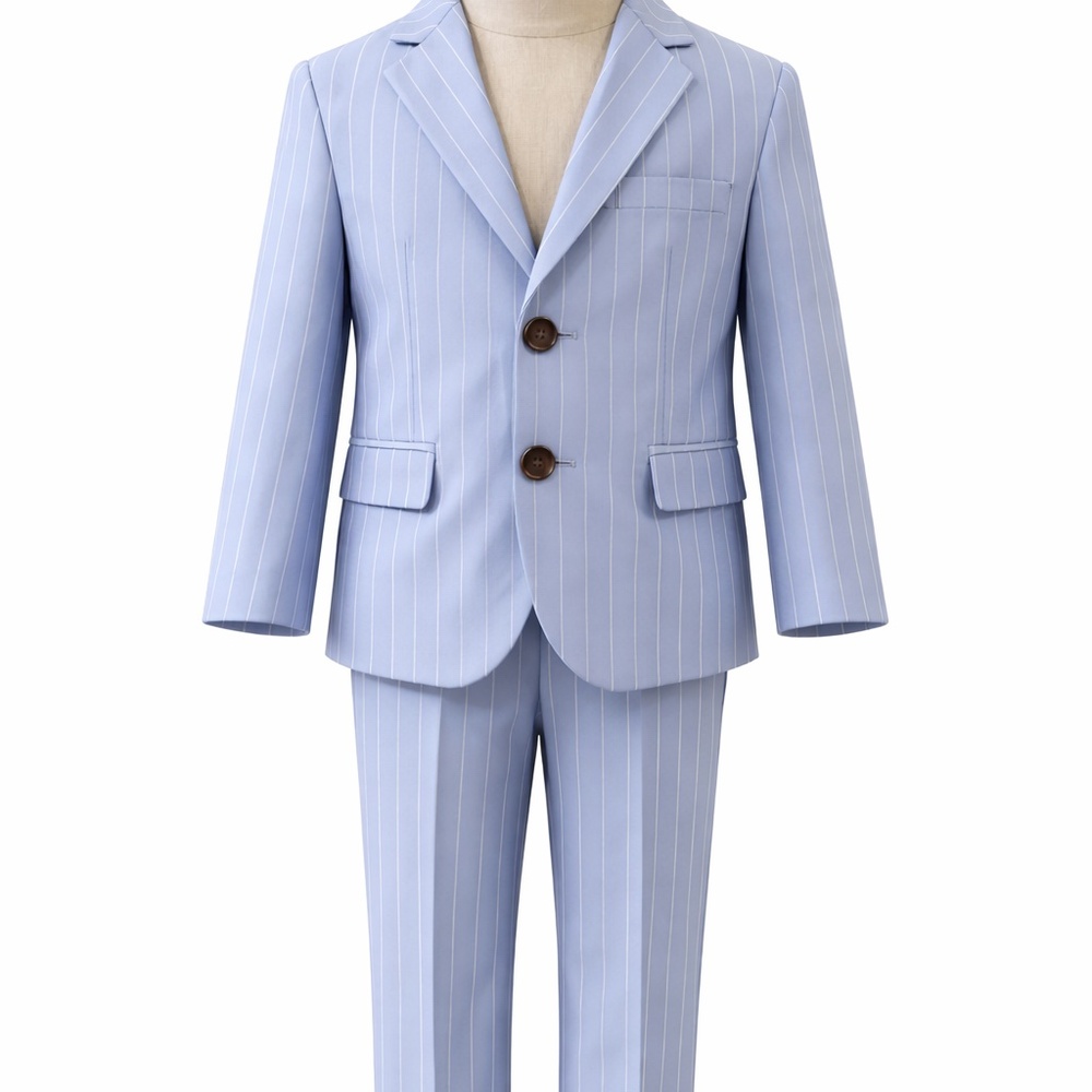 Andy & Evan Boys Tailored Linen Suit Size 5 – Like New